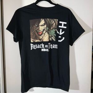 Ripple Junction Black Attack on Titan Short Sleeve Tee